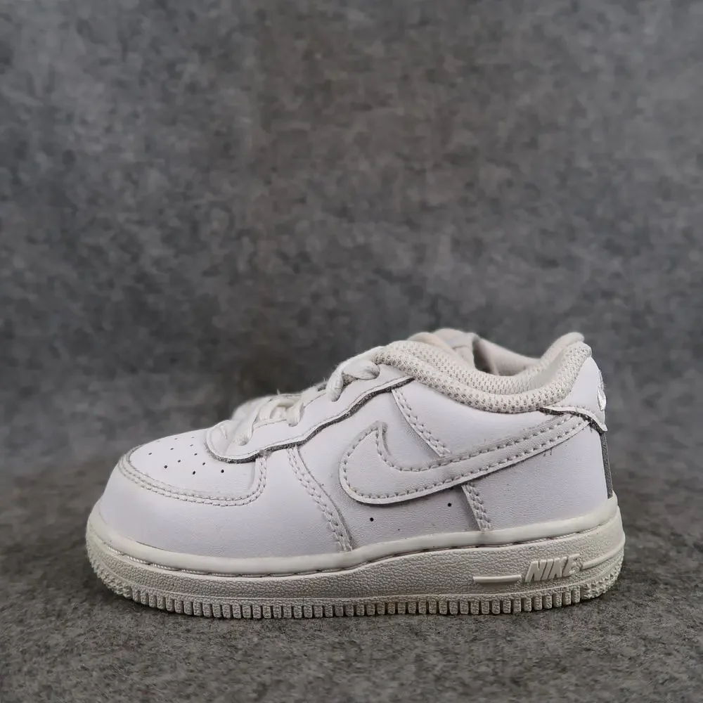 Nike Shoes Kids Toddler 8 Sneakers Force 1 LE Casual Trainers White Lace Up